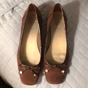 Circa by Joan & David brown suede flats, size 7M